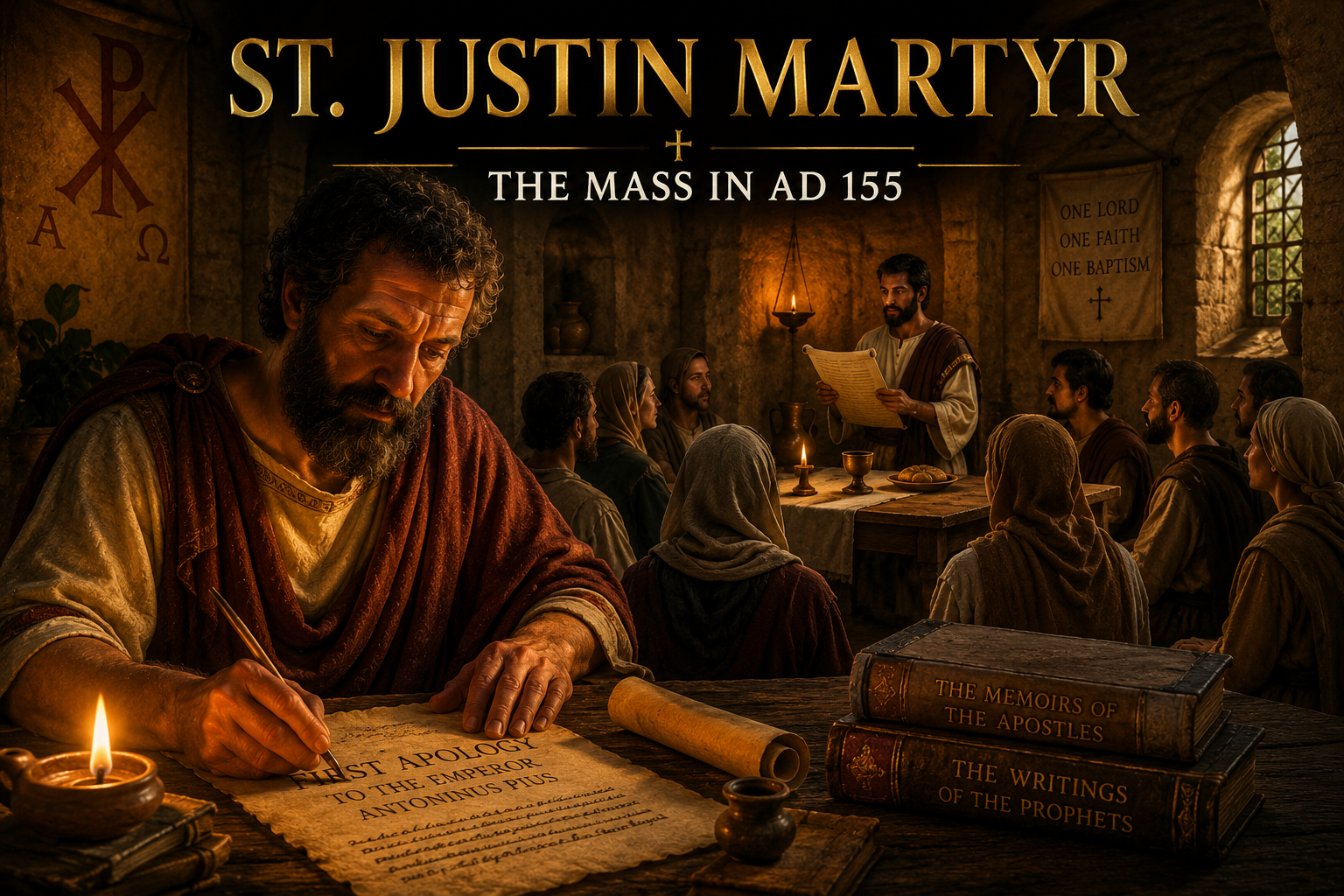 St. Justin Martyr — The Mass in AD 155