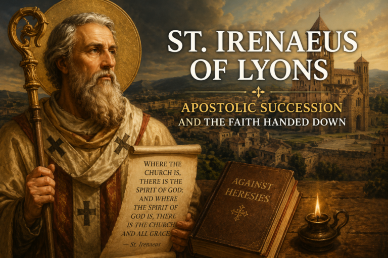 St. Irenaeus of Lyons — Apostolic Succession and the Faith Handed Down